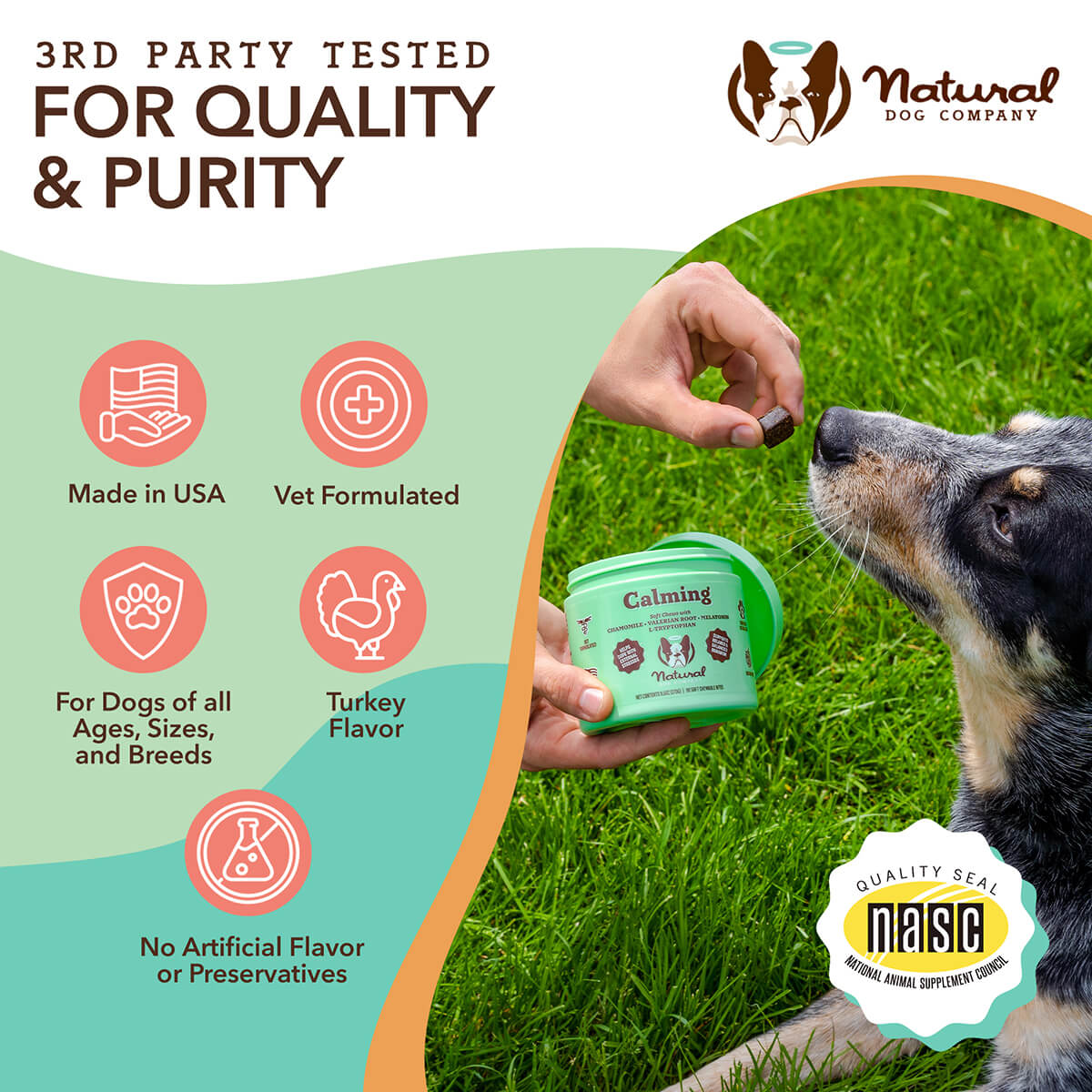 Calming Supplement – Natural Dog Company