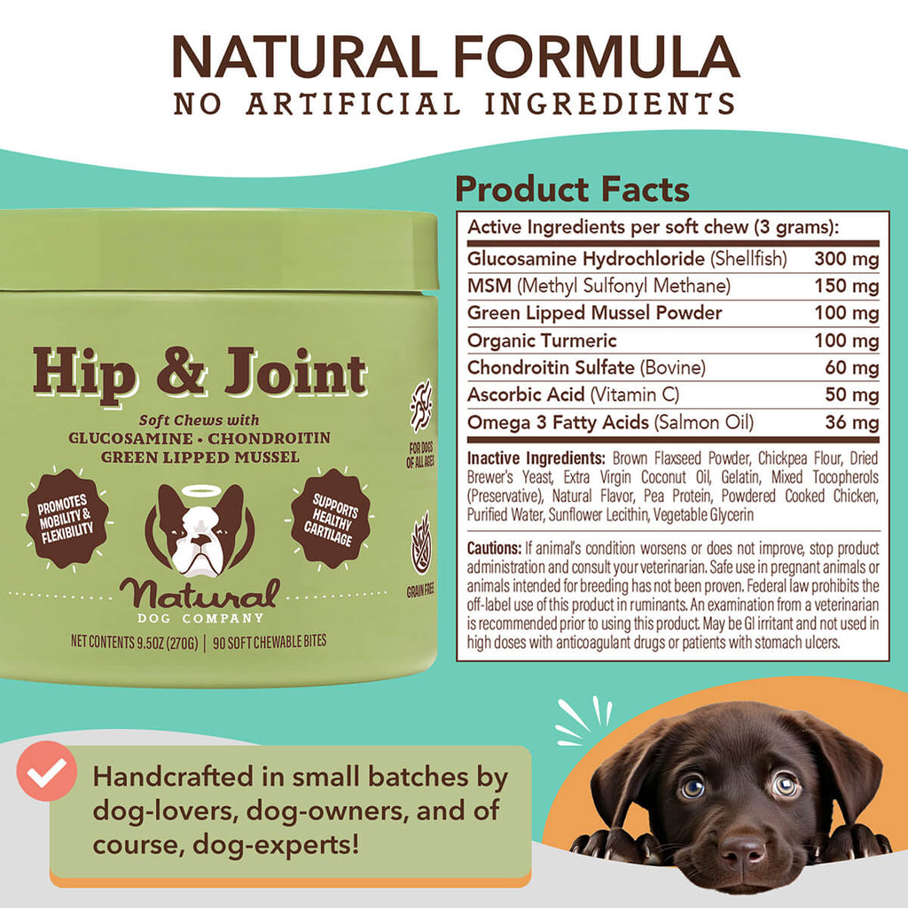 Hip & Joint Supplement for Dogs | Natural Dog Company Hip & Joint Supplement for Dogs | Natural Dog Company