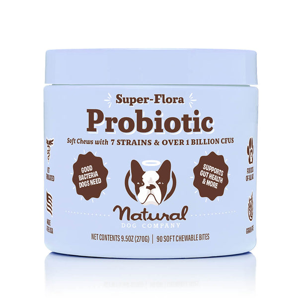 Super Flora Probiotic Supplement Natural Dog Company