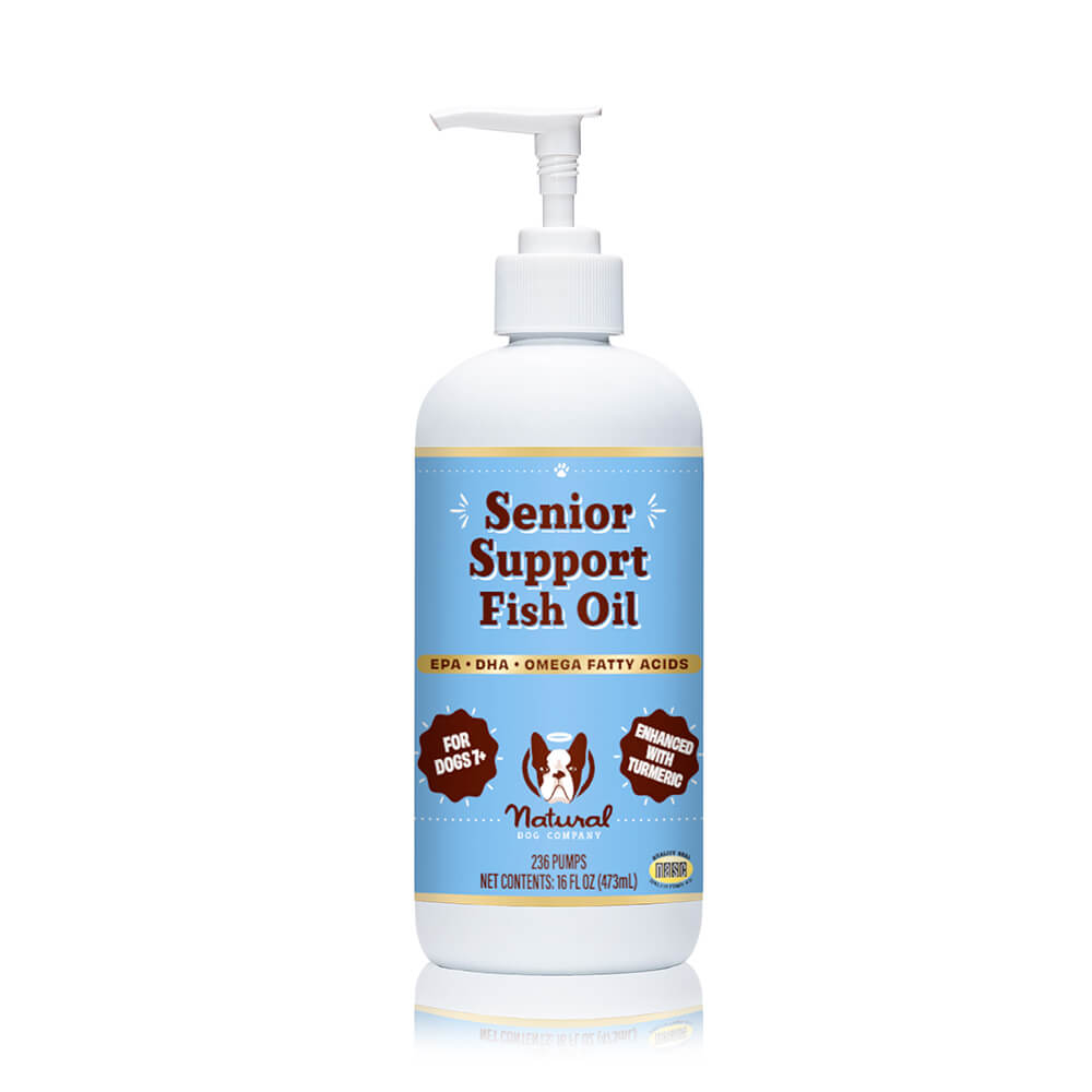 dog fish pol Natural Dog Company Senior Support Oil 16oz